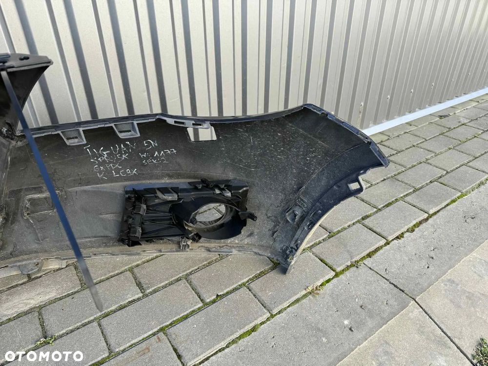 VW Tiguan I 5N LC9X Zderzak przód przedni kompletny 6xPDC 2008-11r Grill - 8