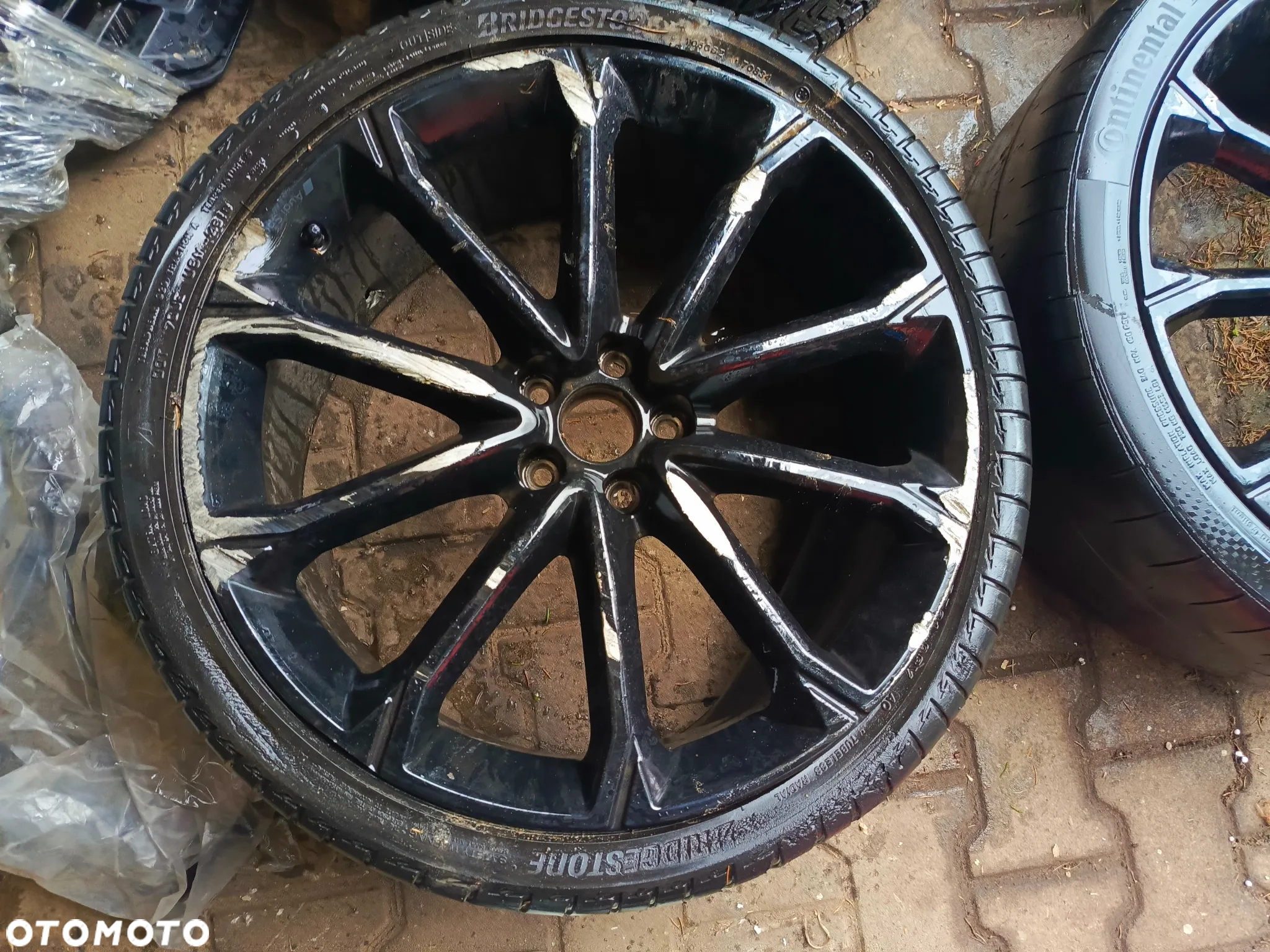 Alufelga aluminiowa Audi 83A601025AJ/AK/AH 8.5" x 21" 5x112 KOMPLET USZKODZONE - 3