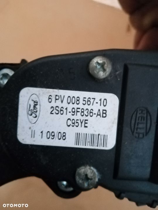 Pedal gazu potencjometr ford fiesta 1.4tdci mk6 2s61-9f836-ab - 2