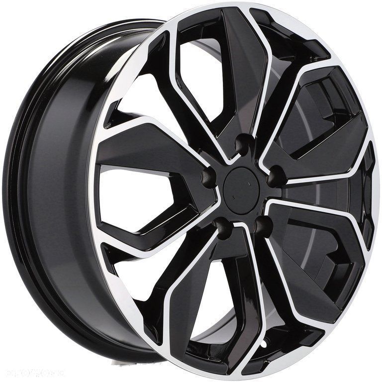 4x Felgi 17 m.in. do RENAULT Arkana Captur Clio Espace Fluence Grand Scenic Kangoo - B5296 (XFE164) - 8