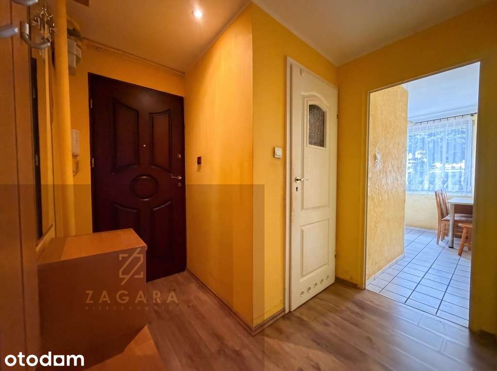 2 pokoje z balkonem – parter, 45 m², Os. Hallera