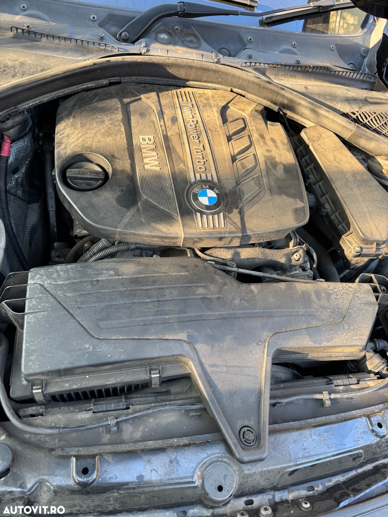 Piese bmw f30 f31 320D 2012 184 HP n47 cutie automata model luxuri tapițerie piele scaune încălzite navigație mare jante r18 PDC climatronic - 7