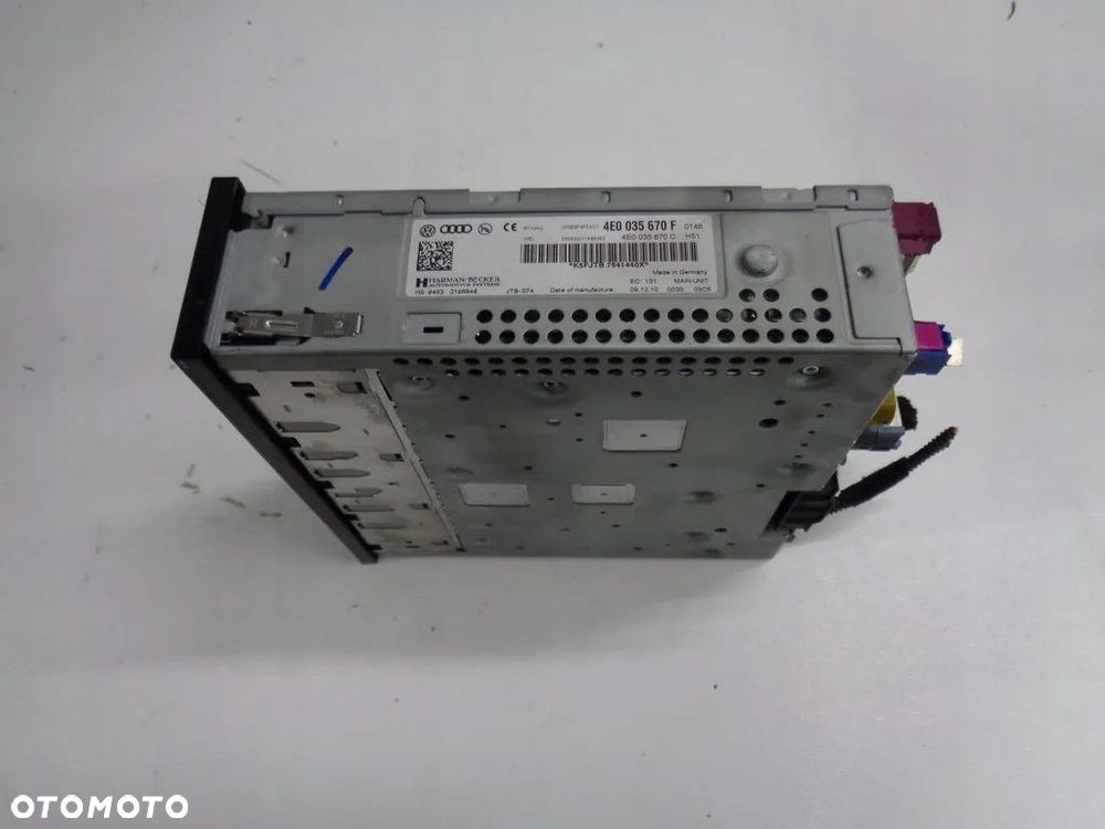 audi a6 c6 a8 moduł czytnik nawigacji 3g mmi - 5