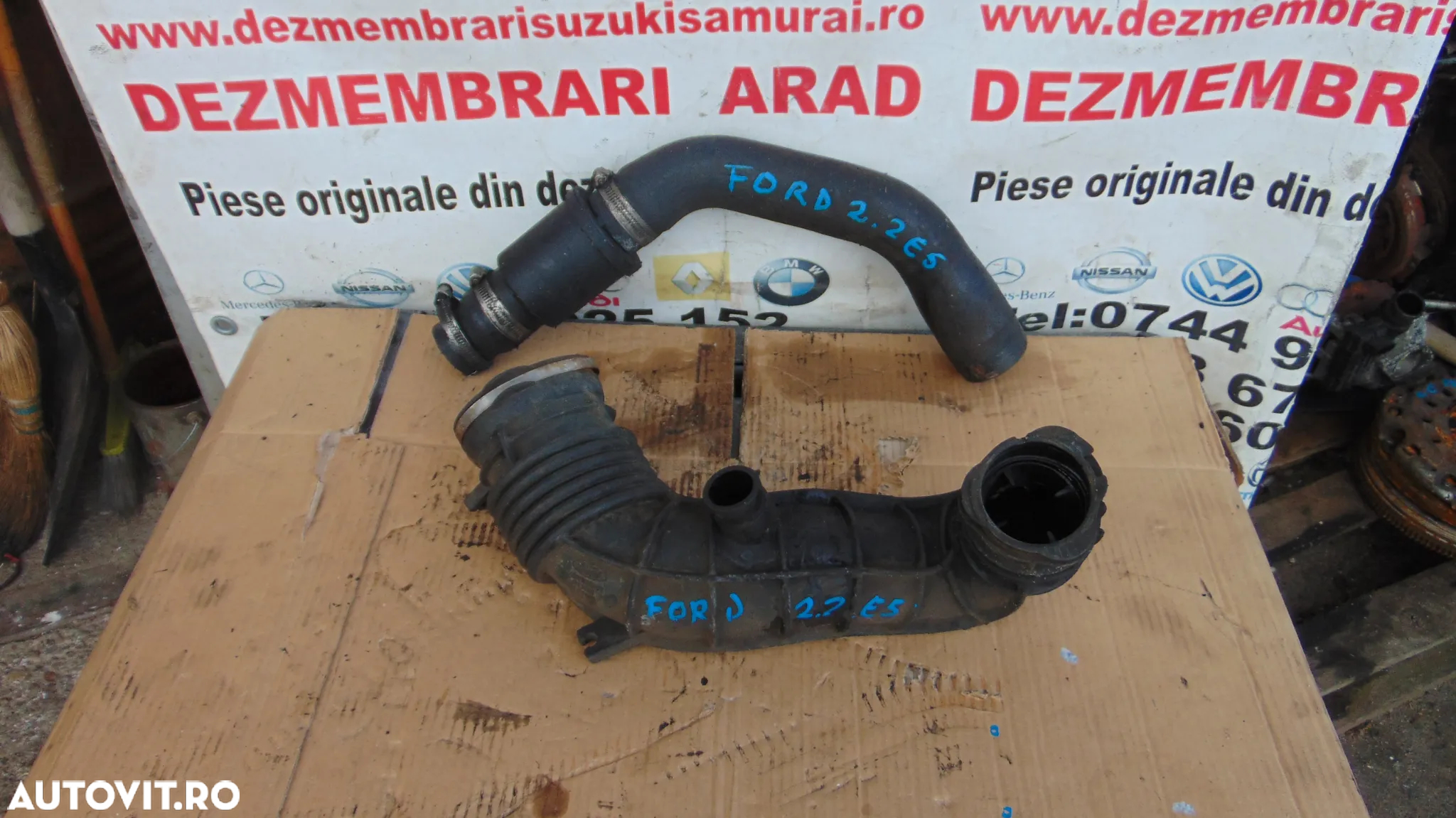 Furtun turbina Ford Transit 2.2 euro 5 furtun filtu aer transit 2.2 euro 5 intercooler dezmembrez - 2