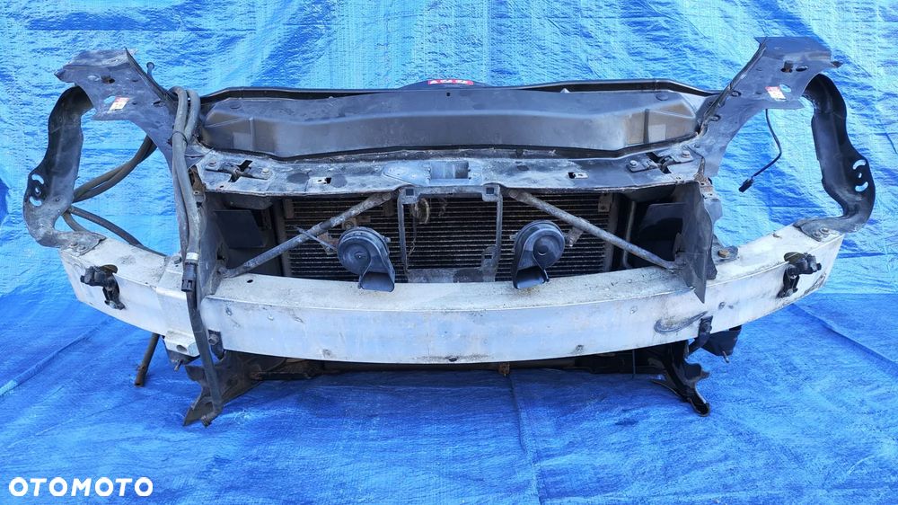 ZDERZAK ATRAPA GRILL BŁOTNIK PRAWY PAS PRZEDNI WZMOCNIENIE CHŁODNICE WENTYLATOR SPRYSKIWACZE LAMPY BI-XENON XENON PRZÓD KOMPLETNY ORYGINALNY LAKIER C946 946 DO ZAŁOŻENIA W KOLOR MERCEDES SL R230 W230 SL500 - 8