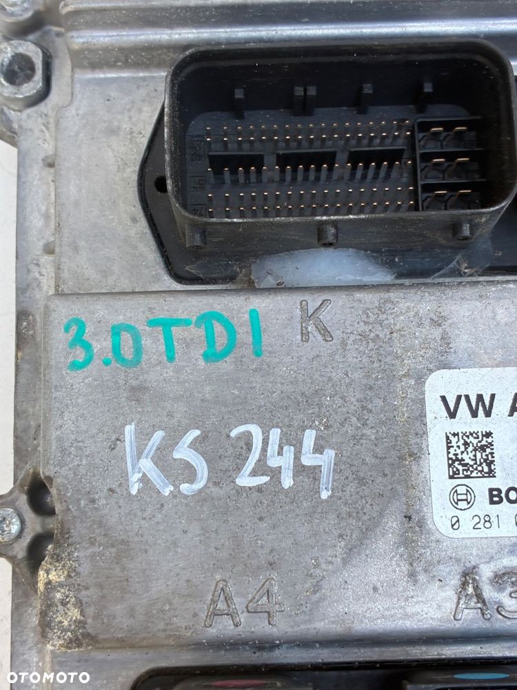 AUDI 3.0TDI KOMPUTER  STEROWNIK  SILNIKA ECU 059907309F - 2