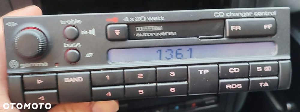 Radio Gamma IV Oryg. Volkswagen Passat B3 Golf III Vw T4 3B0035186A Idealne - 1