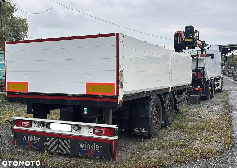 Mercedes-Benz ACTROS 2545 / 6x2 / HDS Palfinger PK 20.501 sterowany radiowo / Przyczepa w zestawie / Euro6/ Przebieg 340 000km - 4