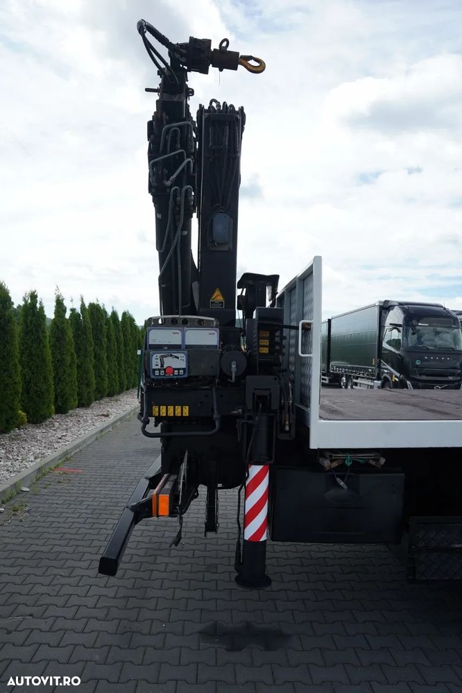 MAN TGA 35.360 /  PLATFORMA 8x4 + HDS HIAB 166 D-4 / MAX UDŹWIG: 4 600 KG / ROTATOR / PILOT - 24
