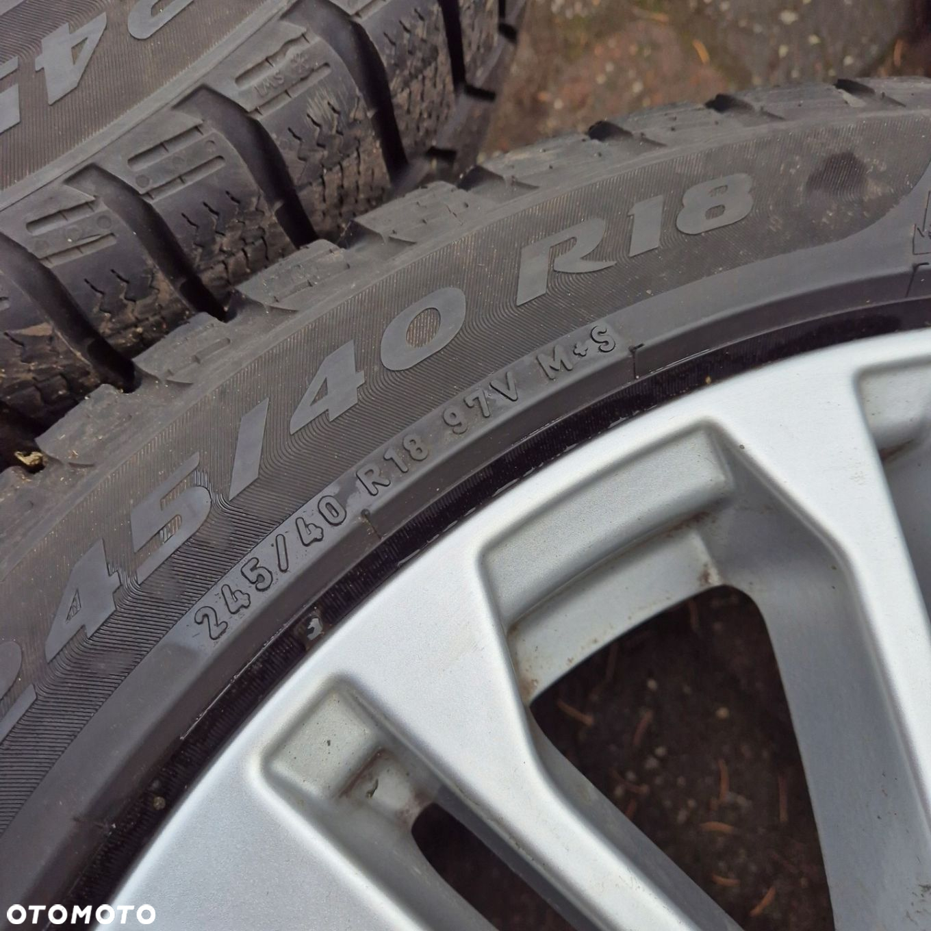 ZIMA KOŁA 18 AUDI A5 S4 A4 B8 B9 TT A6 C5 C6 245/40 R18 PIRELLI - 9