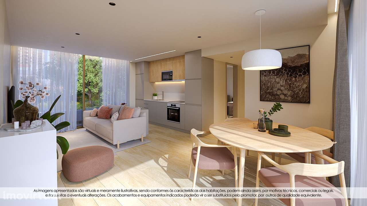 T2 Dúplex Novo c/ Lugar de Garagem em Santa Marinha (Devesas) - Grande imagem: 2/36