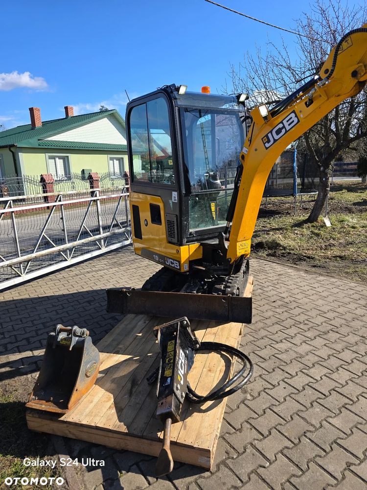 JCB 19c-1 NOWOŚĆ 2025 rok + MŁOT JCB + 2 ŁYŻKI - 2