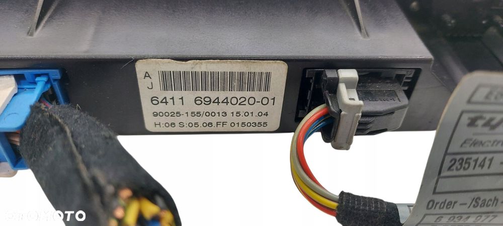 Bmw E60 E61 Panel Sterowania Nawiewu Klimatyzacji Klimatronik 6944020 - 7
