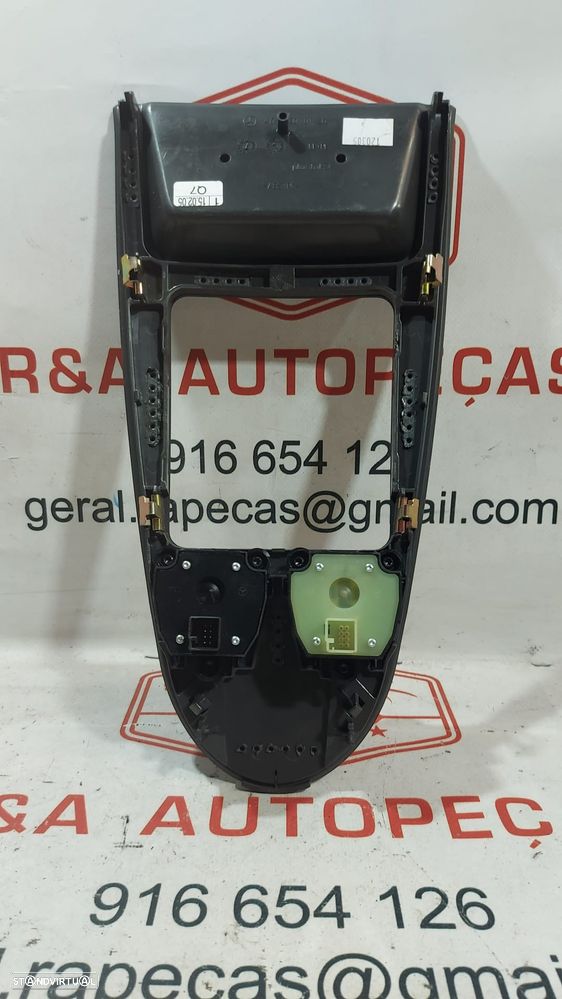 Consola Central Painel de Controlo Mercedes Benz R171 com Comandos da Capota e Reguladores de Retrovisores Original - 2