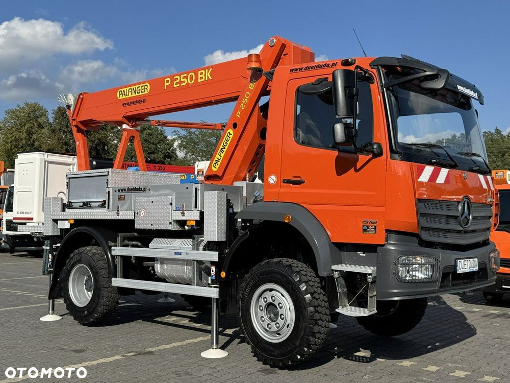 Mercedes-Benz Atego 818 E6 4x4 Zwyżka PALFINGER P250 BK Podnośnik Koszowy - 10