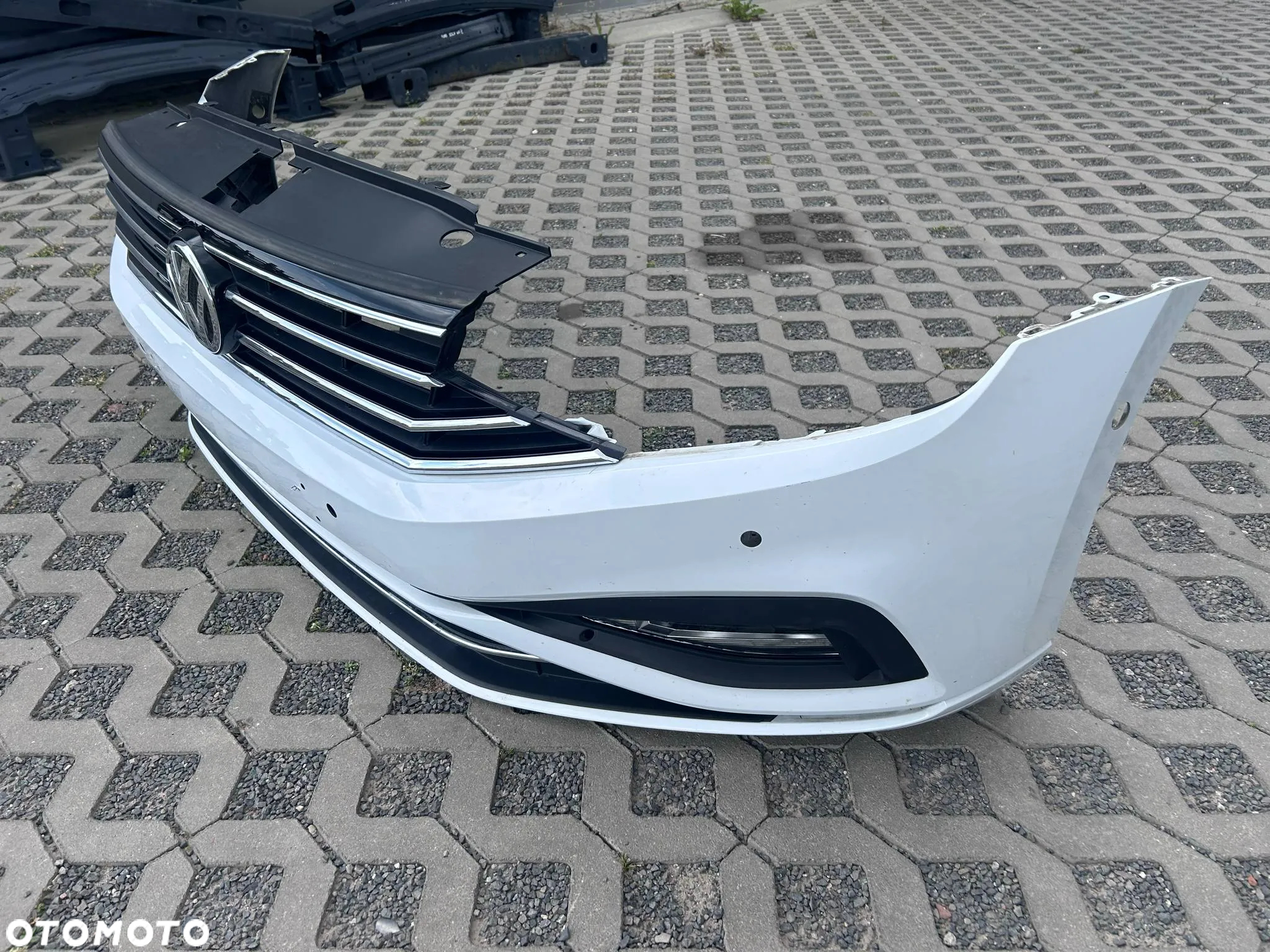 Vw Passat B8 Lift Zderzak Przód Przedni Kompletny 6xPDC LS9R - 13