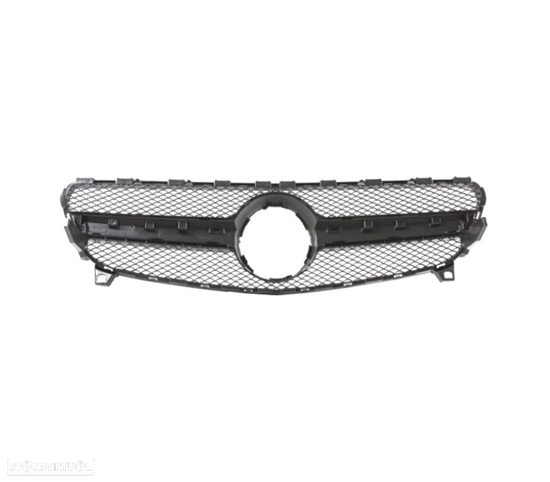 GRELHA FRONTAL MERCEDES CLASE A W176 15-18 LOOK AMG A45 PRETO BRILHANTE - 2