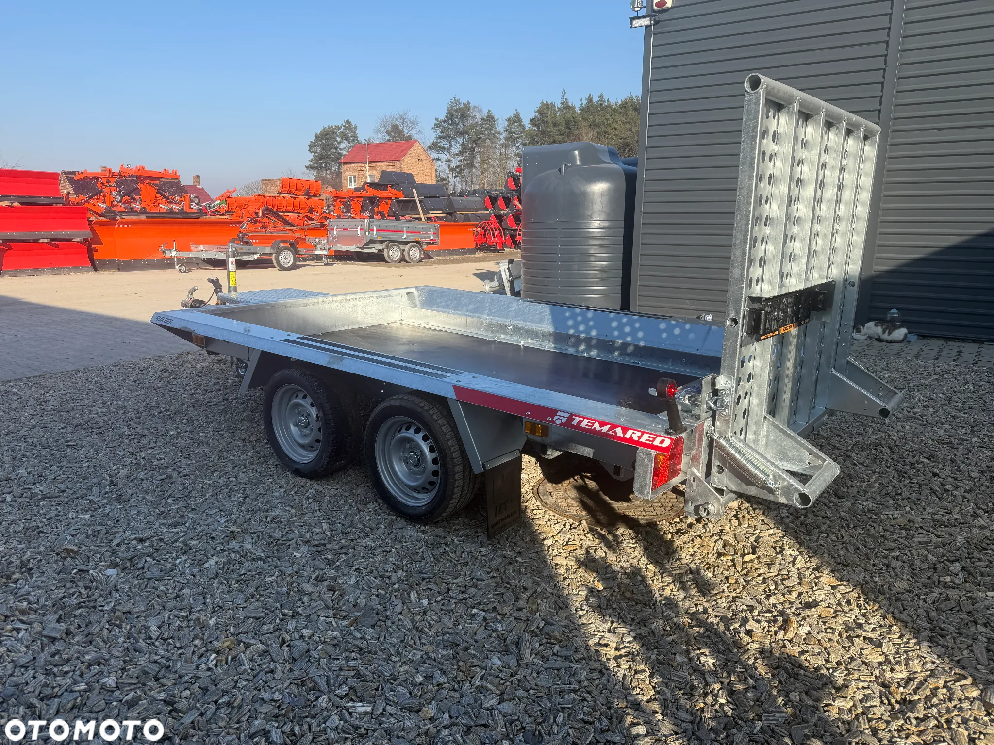 Przyczepa Laweta pod mini-koparkę Temared Builder 3015/2 - 2,98x1,53m - 3