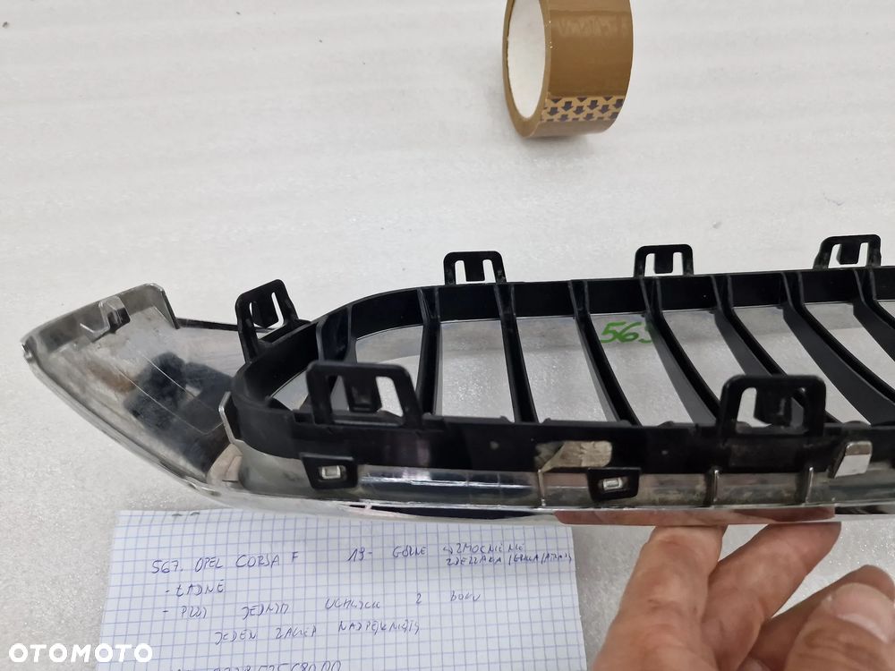 BMW 4 F32 / F33 / F36 SPORT 13- PRAWA NERKA / ATRAPA / GRILL PRZEDNI PRZÓD , NR 7294818 , NR AUKCJI GL569 - 6