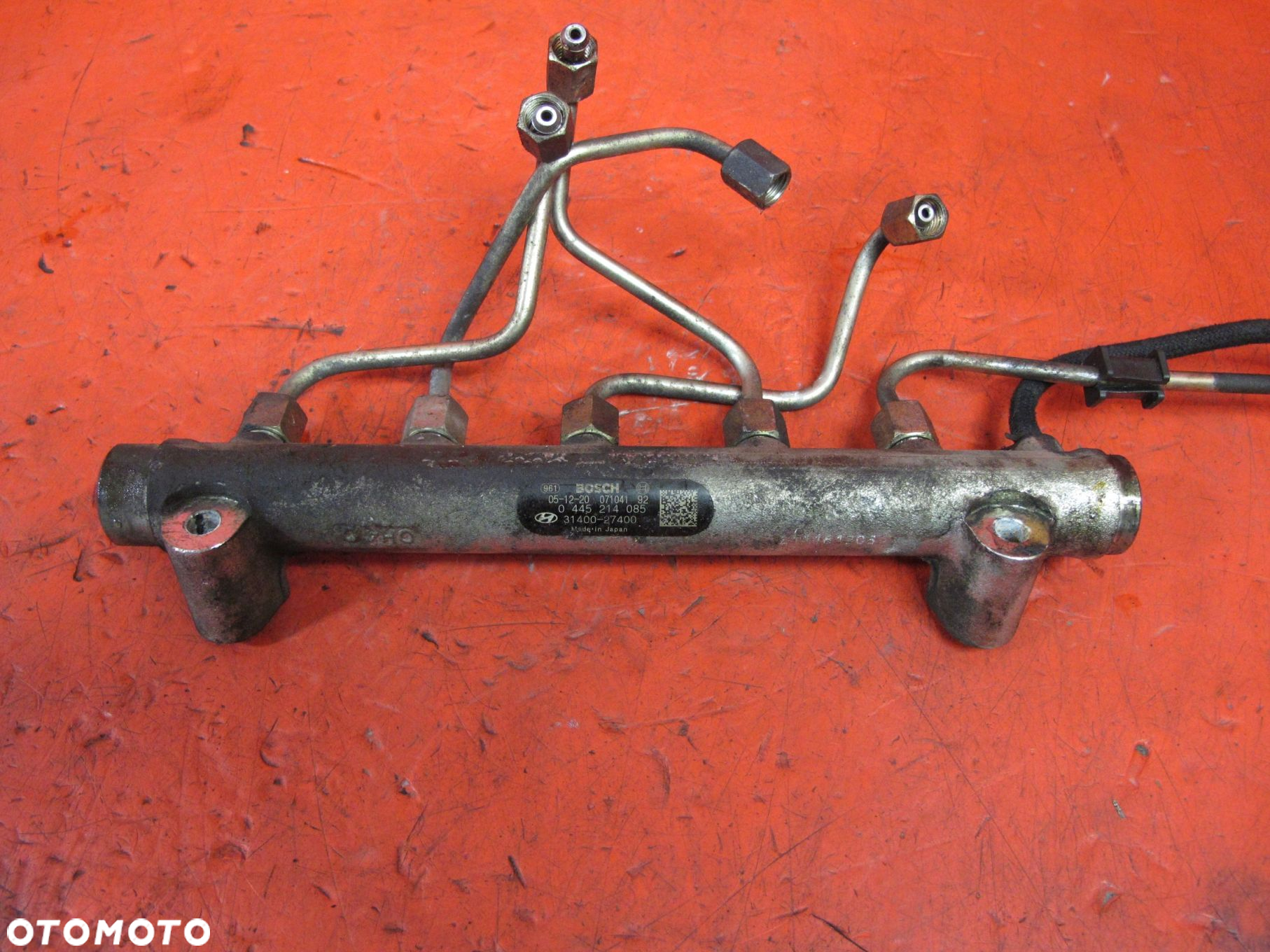 LISTWA WTRYSKOWA 2.0 CRDI HYUNDAI SANTA FE II 0445214085 - 5