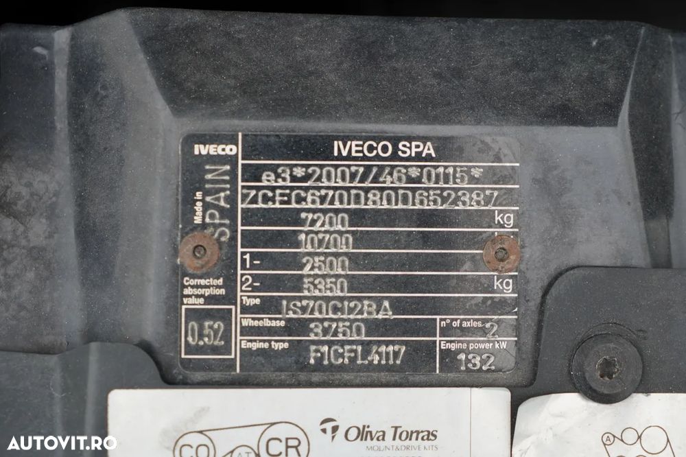 Iveco DAILY 72-180 / FRIGORIFER / CAMION TRANSPORT XARIOS 500 / TWIN / EURO 6 - 36