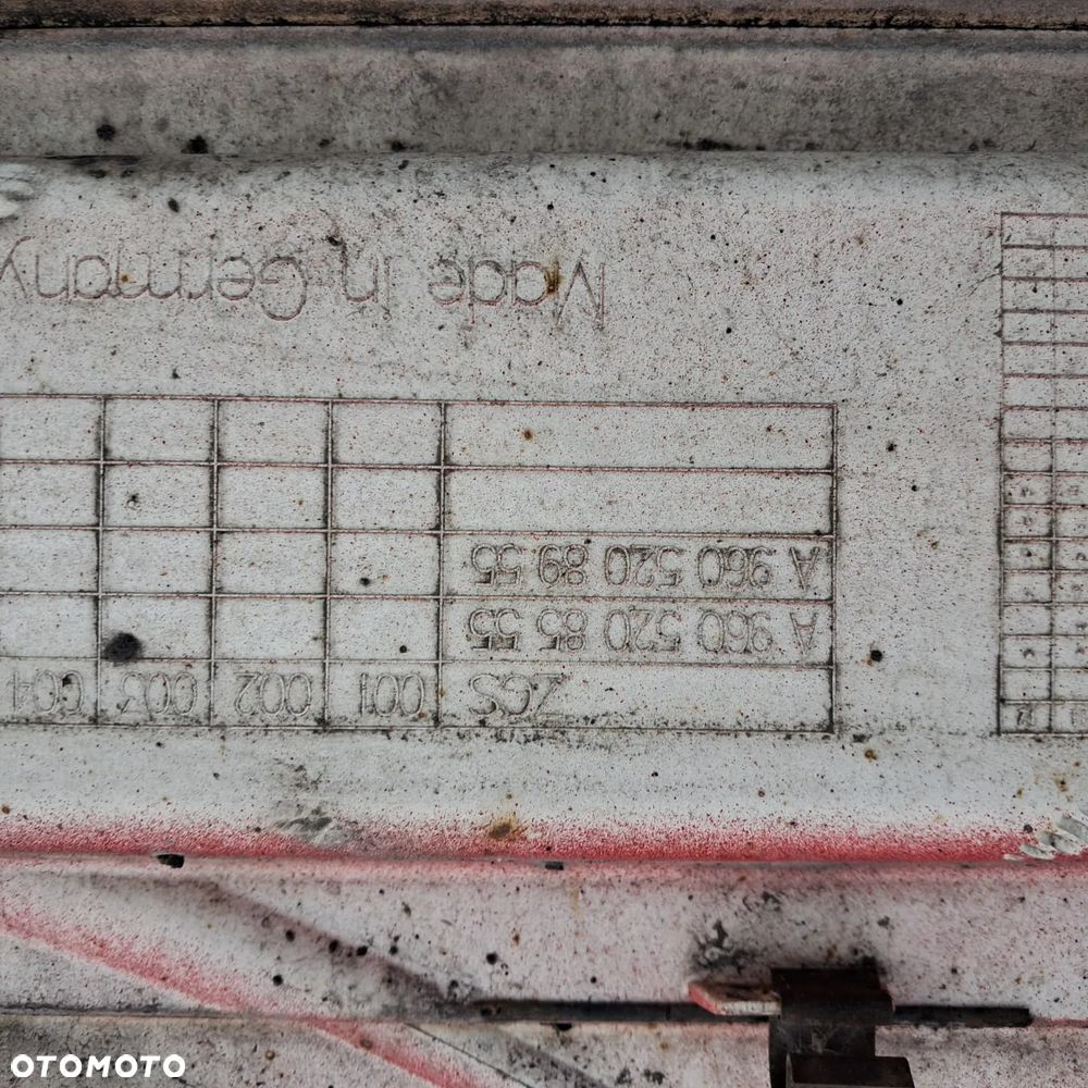 Osłona międzyosiowa Mercedes Actros mp4 LEWA 9605208555 - 3