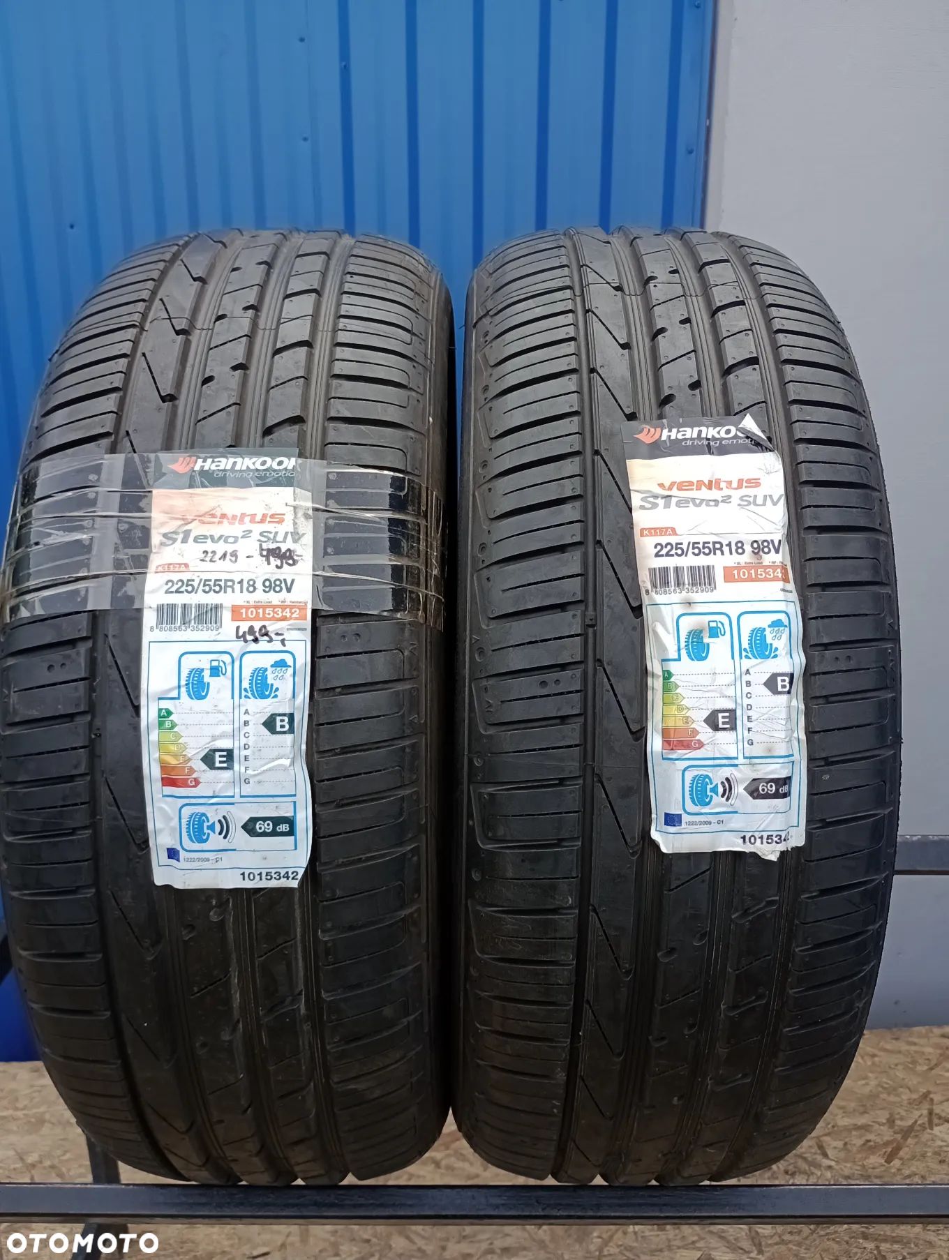 OPONY LETNIE 2x 225/55 R18 98V HANKOOK VENTUS S1 EVO2 SUV - 1