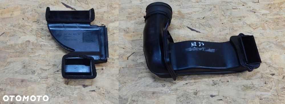 vw t5 przewód kanał webasto dolot kierownica powietrza 7h0819381b 7h519655a - 1