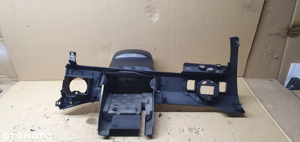 Osłona obudowa kolumny kierowniczej deski konsoli VW Passat B6 3C0858625A 3C1857200H - 6