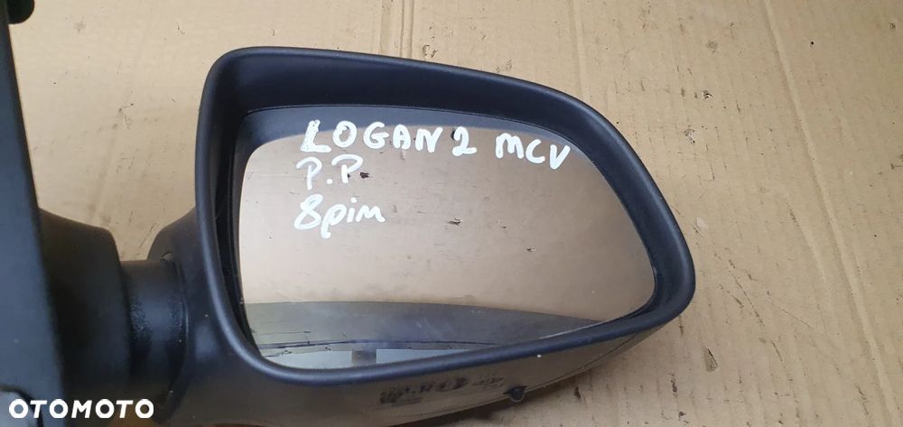 Lusterko zewnętrzne prawe 8 PIN Dacia Logan II EU - 9