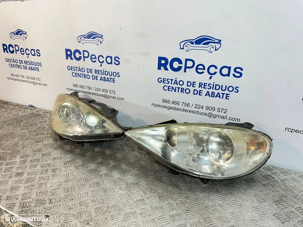 .Oticas Farol Frente Frontal Esquerda Direita Original PSA Peugeot 807 1400964480 1400964580 2002 a 2014 - 3