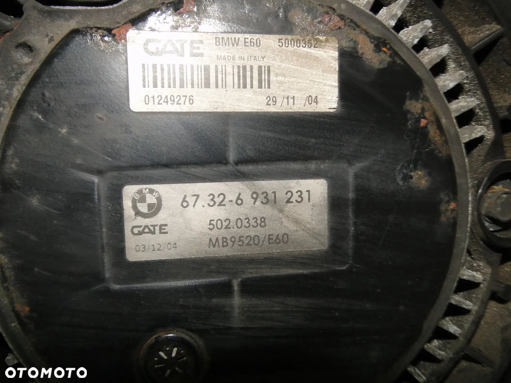 BMW 5 E60 E61 CHŁODNICA WODY KLIMATYZACJI OLEJU WENTYLATOR 2.0B EUROPA - 12