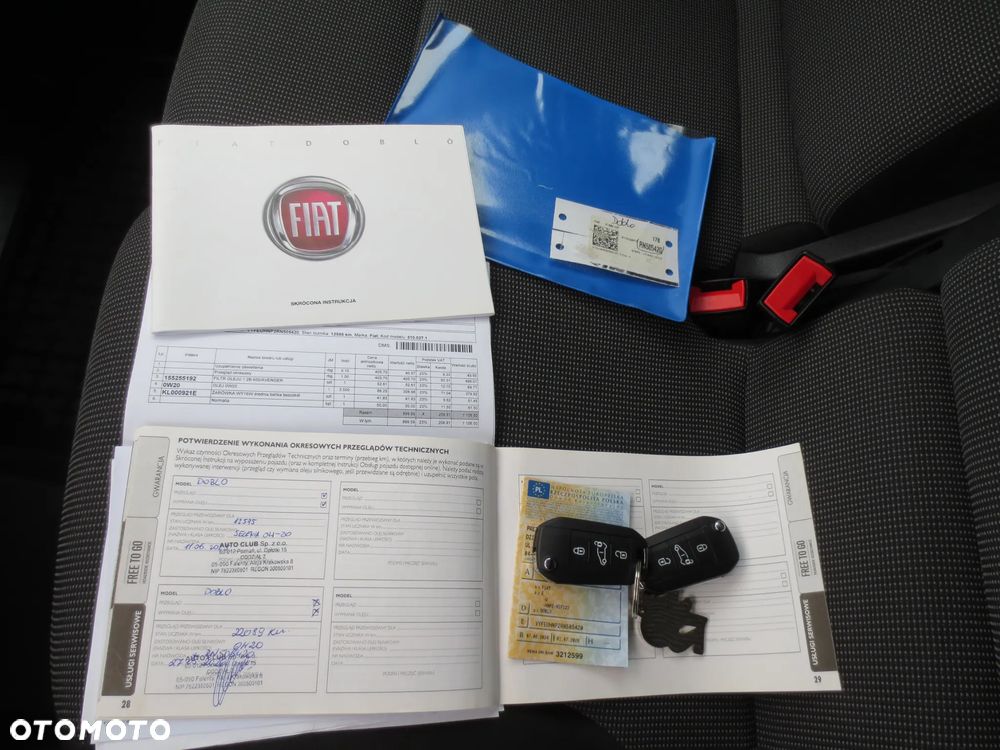 Fiat DOBLO SALON POLSKA ORYGINAŁ LAKIER i NISKI PRZEBIEG - 39