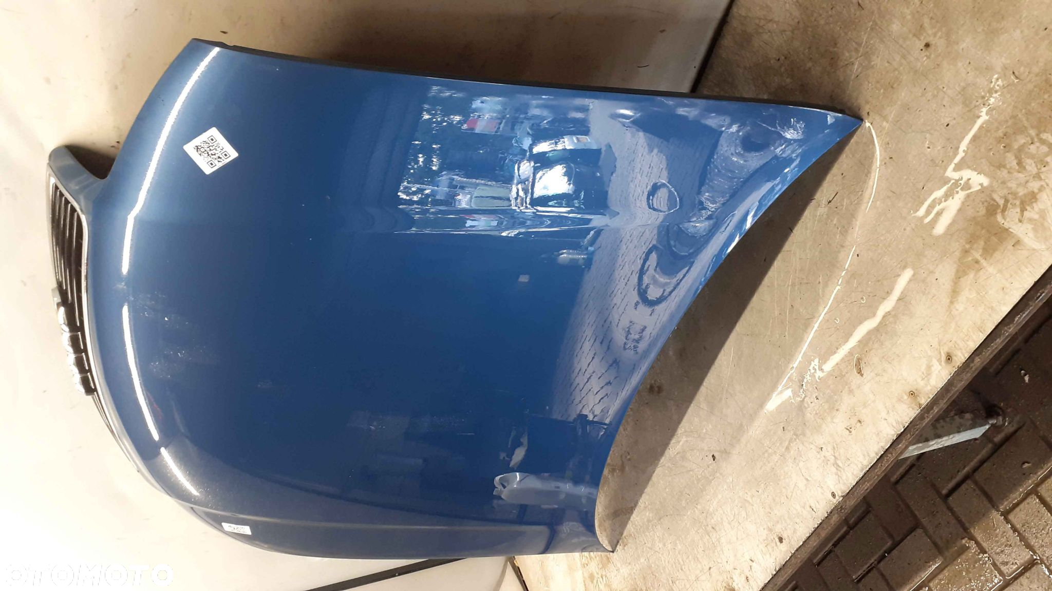 ) MASKA POKRYWA SILNIKA DO AUDI A4 B6 LZ5C BŁĘKITNA NIEBIESKA - 3