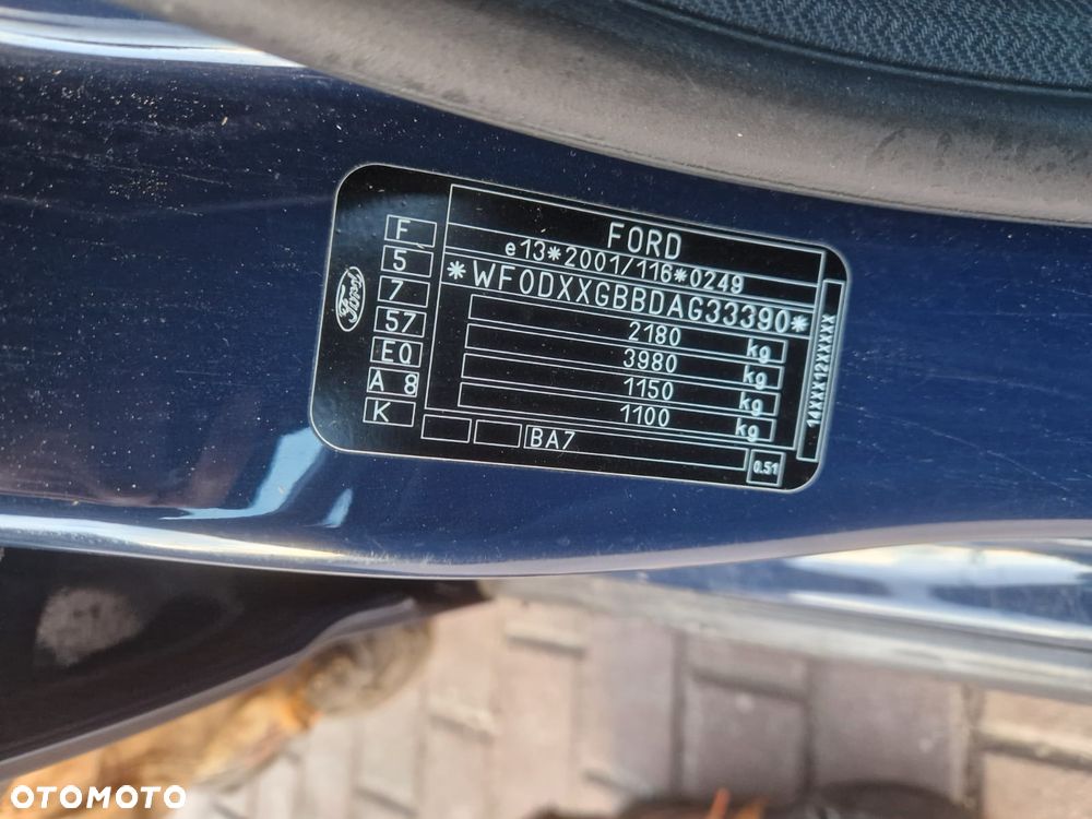 Drzwi  lewe tył tylne Ford Mondeo MK4 lift sedan blazer blue - 3