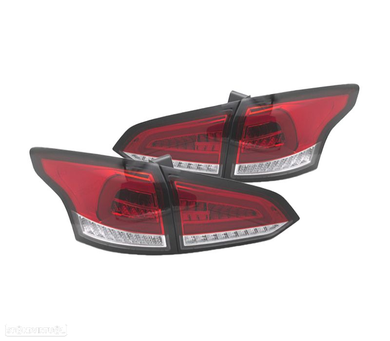 FAROLINS PARA FORD FOCUS MK3 SW 11-18 LED VERMELHO BRANCO - 2