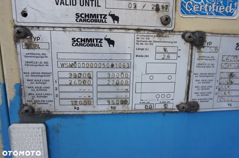 Schmitz Cargobull CHŁODNIA DOPPEL-STOCK CARRIER MAXIMA 1300 - 11