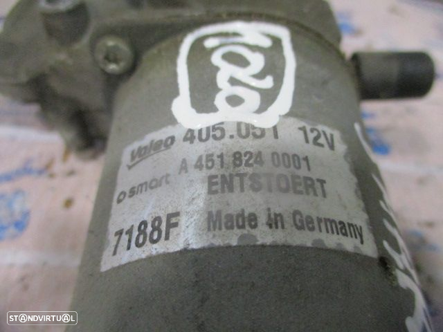 Motor Limpa Vidros Frente A4518240001 SMART  FORTWO 2 451 2008 1.0I 60CV 3P BRANCO FRT VALEO - 5