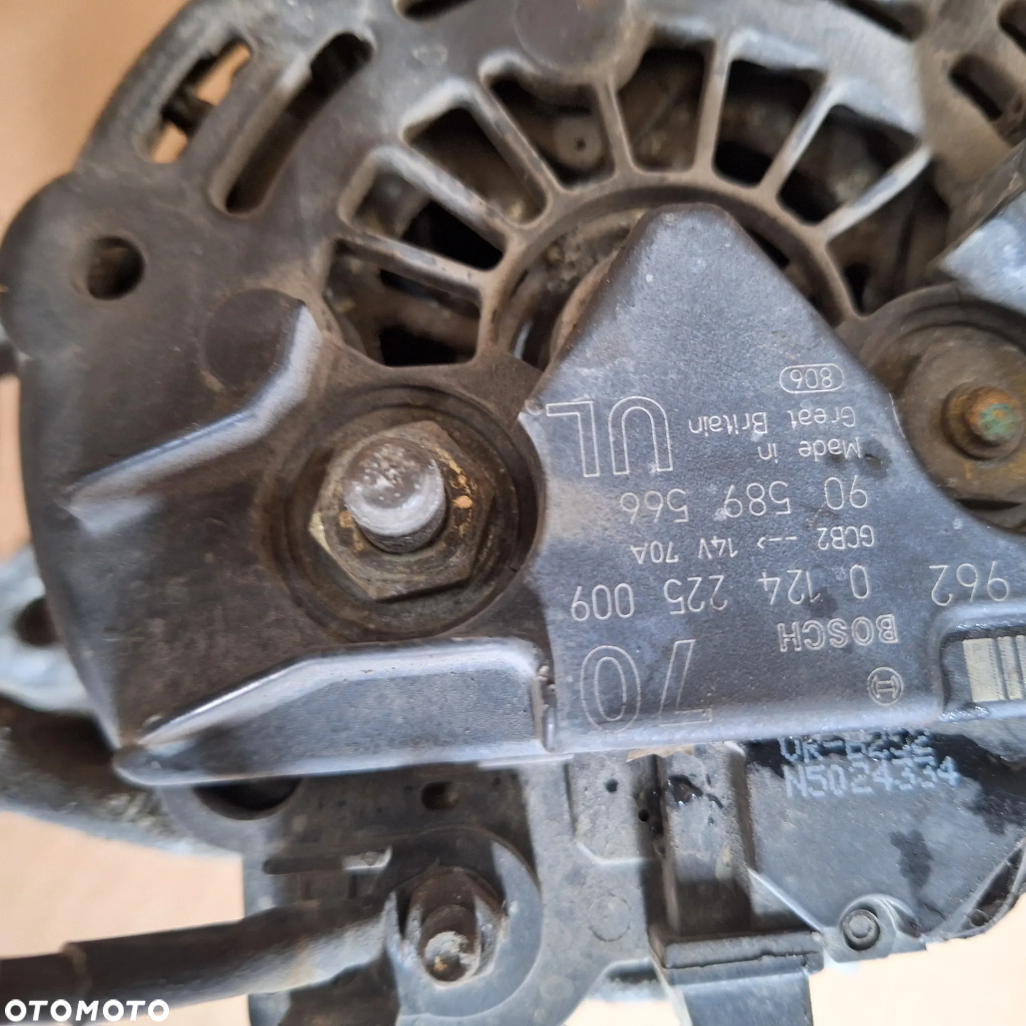 ALTERNATOR ASTRA G 1.7 TD 0124255009 90589566 WASKI PASEK - 2