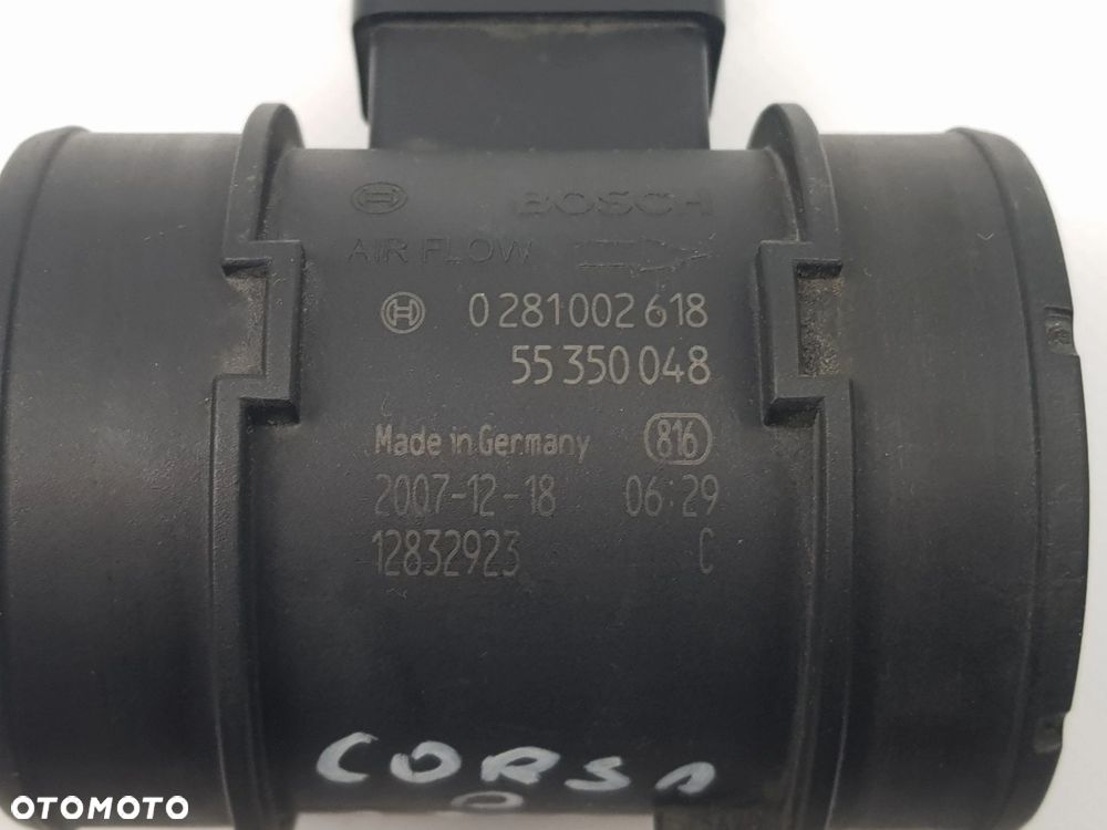 Przepływomierz Opel Vectra C Astra H 1.3 1.7 1.9 CDTI 55350048 0281002618 - 4