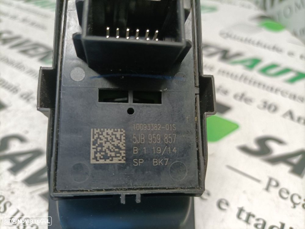 Botão / Botões / Comutador Vidro Esq Skoda Rapid (Nh3) - 3