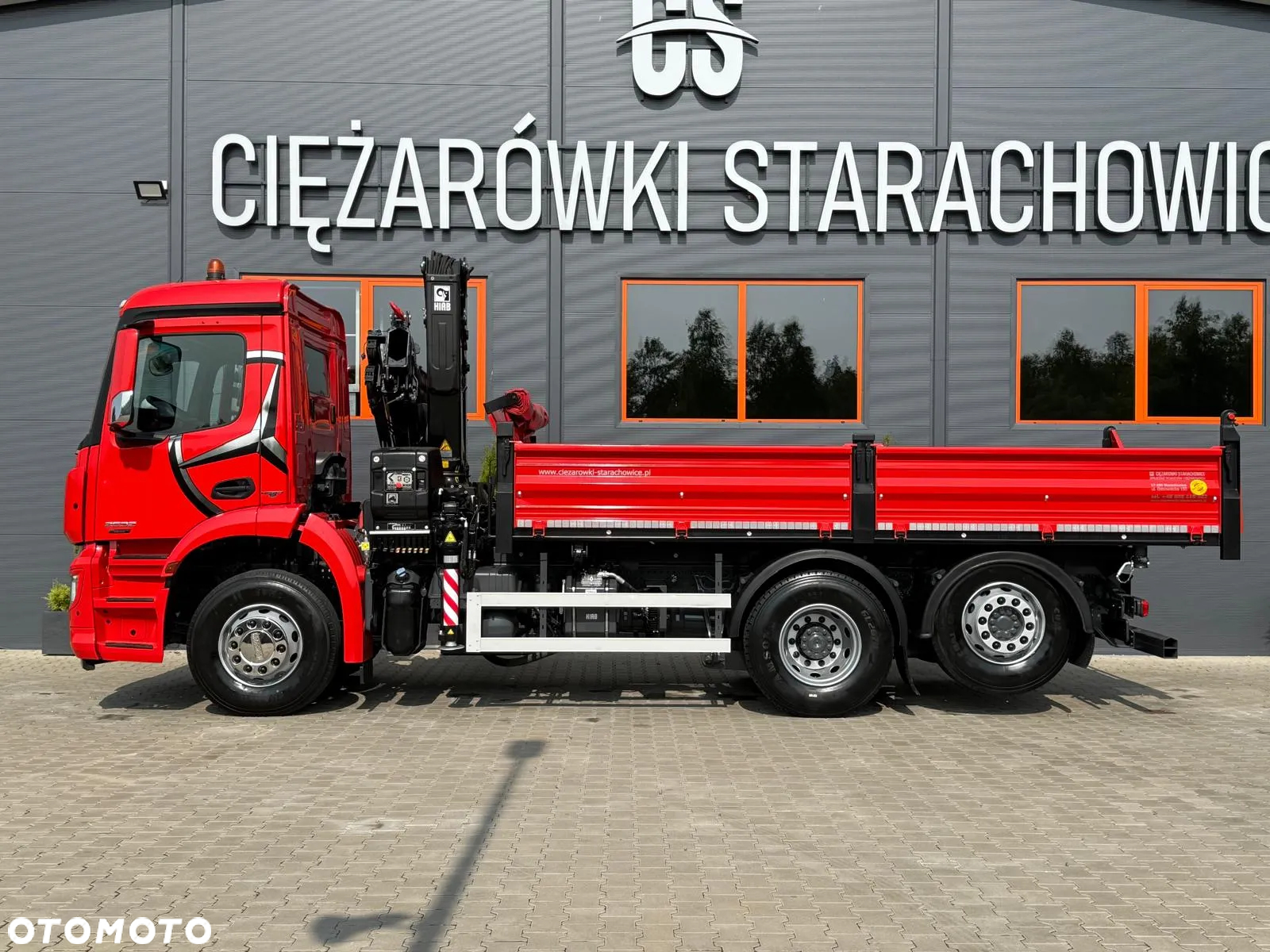 Mercedes-Benz AROCS 2532 // E6 // wywrotka 3-Stronna + HIAB HIDUO 158 B-2 // 6x2 6x4 HDS żuraw kran crane kiper kipper // Actros Antos - 4