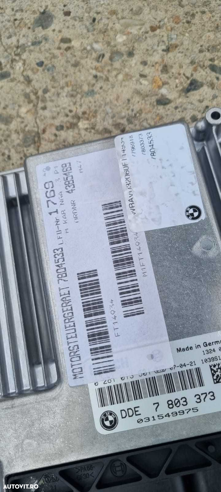 Kit pornire calculator ecu BMW seria 3 E90 E91 automata 7803373 M47 - 2