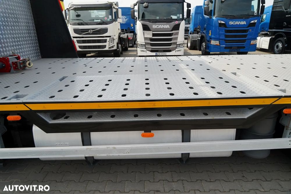 DAF XF 480 / TANDEM CARRIER KIT / 15,6 M / SSC / TRAVERSE / HYDRAULIC RANGE / RADIO CONTROL / WINCH / LIFTING AXLE / PARKING AIR CONDITIONING / WECON - 21