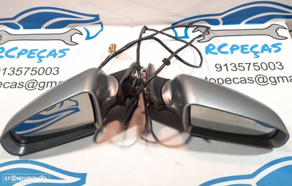 ESPELHO RETROVISOR ESQUERDO DIREITO AUDI A4 B7 8E1858531AA 8E1858531 8E1858532AA 8E1858532 ELETRICO ESPELHOS RETROVISORES - 4