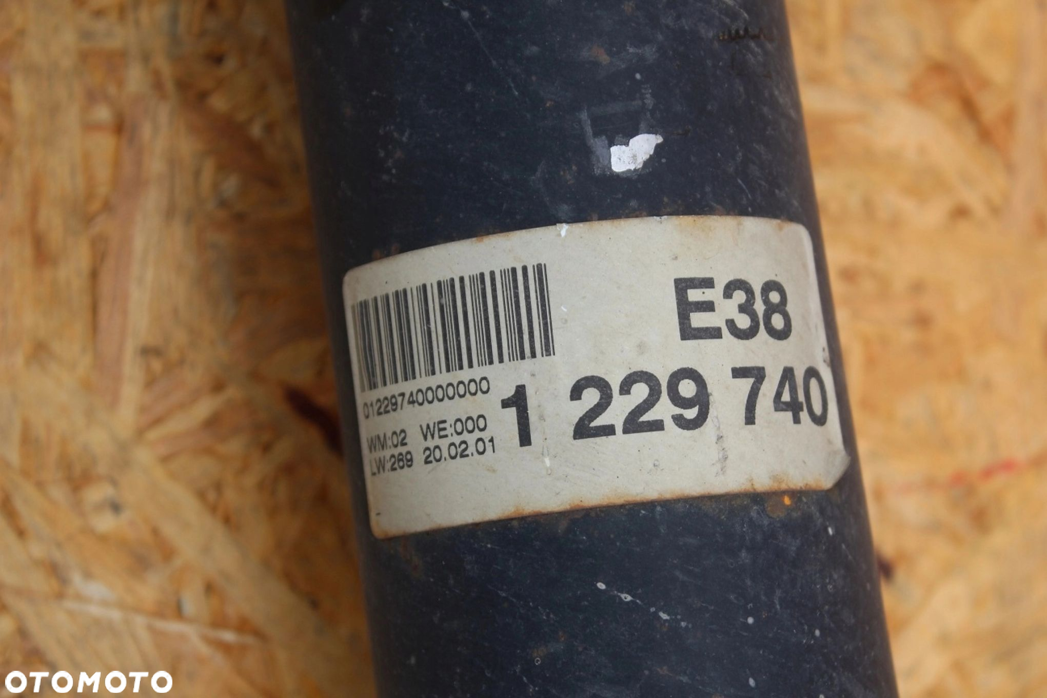Wał napędowy BMW e38 728iA 2.8 m52 automat 1229740 krótka wersja - 6