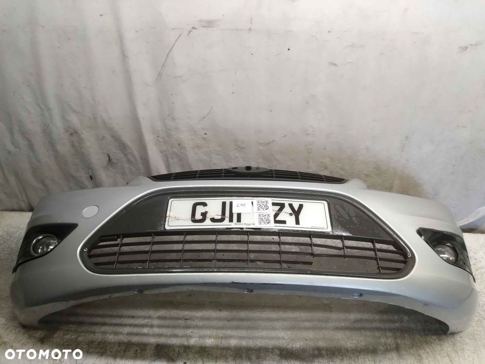 ^ ZDERZAK PRZÓD PRZEDNI FORD FOCUS MK.2 2 II LIFT FL 03 SREBRNY HALOGENY - 2