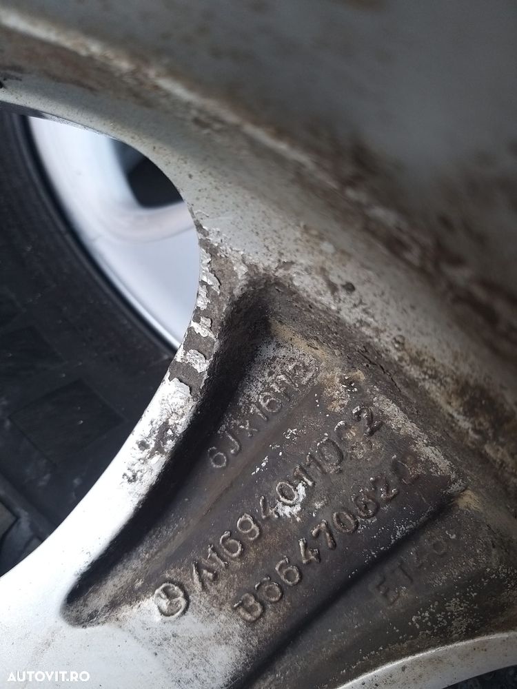 Janta aliaj cu anvelopa r16 205/50r16/87 v mercedes a class w169 a1694011002 - 2
