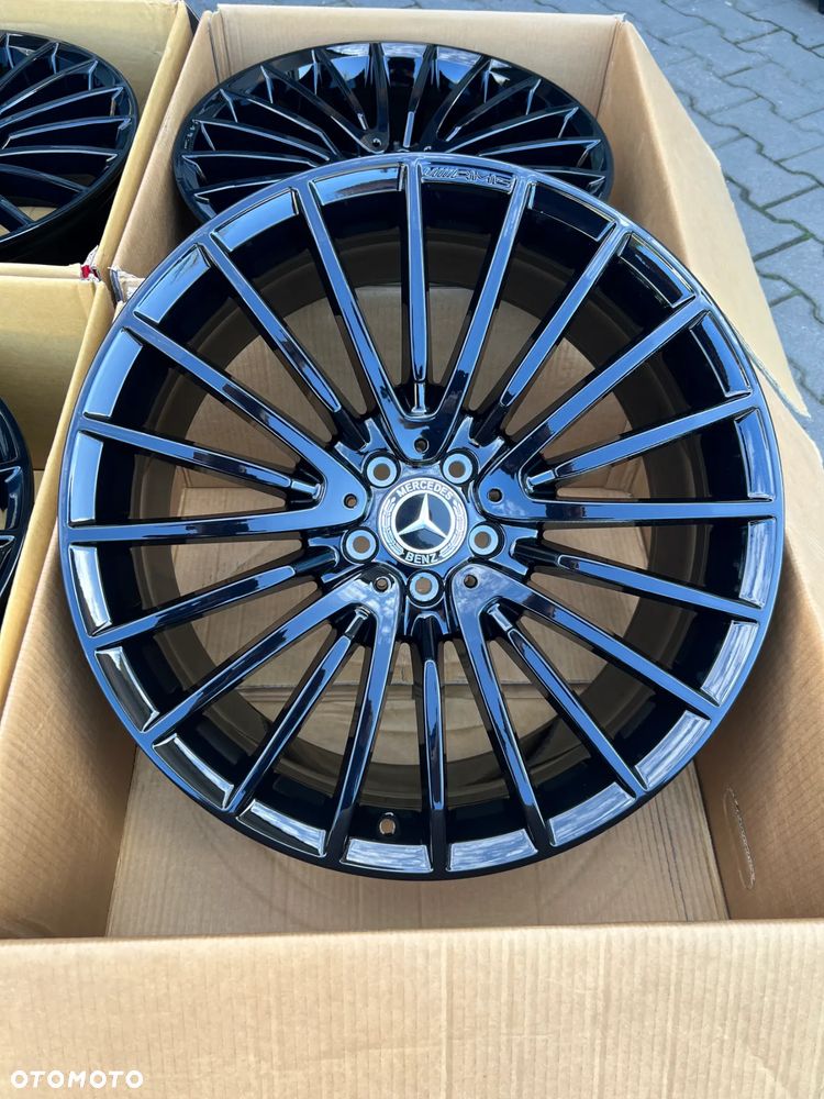 Oryginalne Black Piano W223 S klasa Przód/Tył 21"  AMG - 9