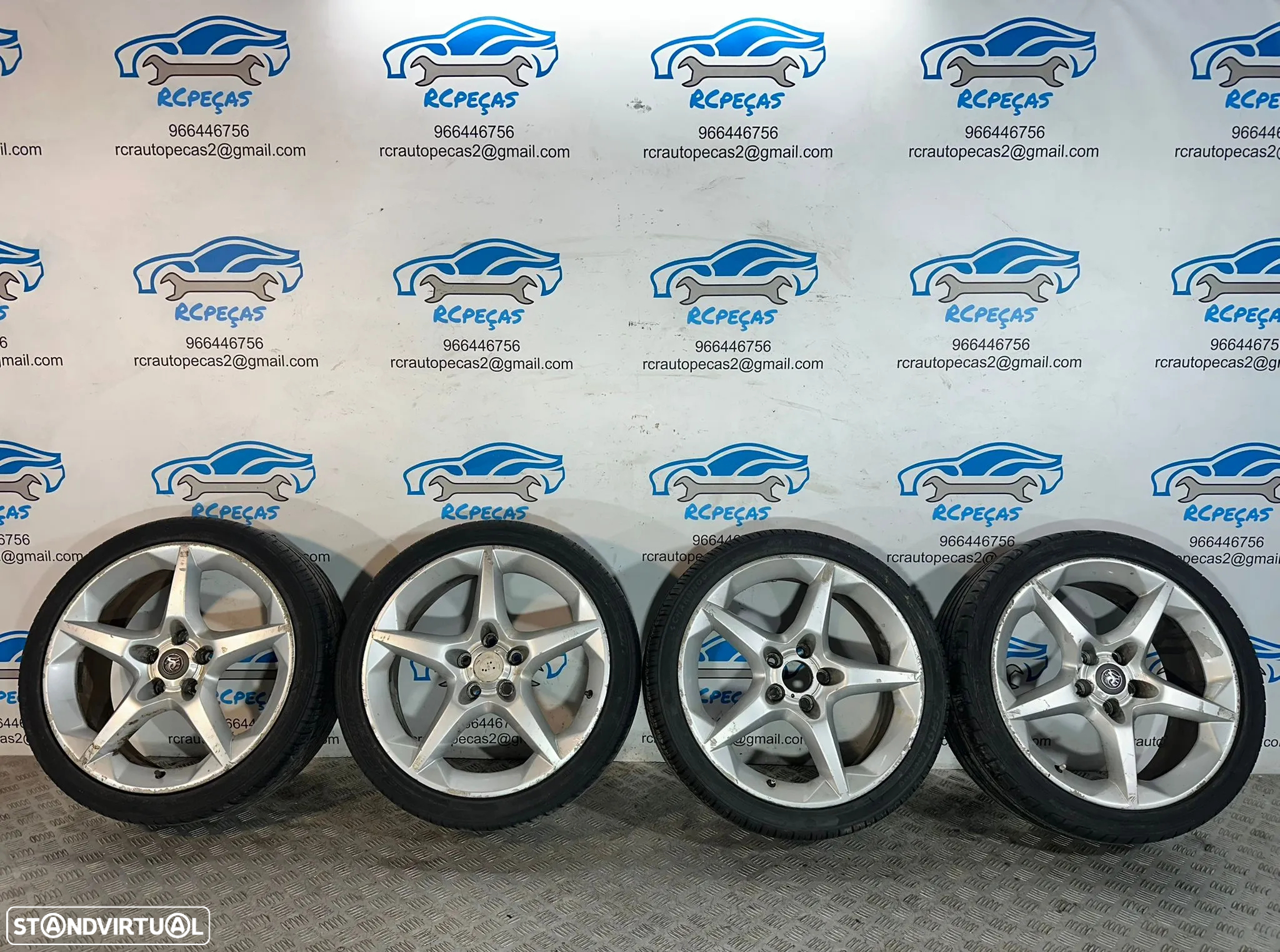 .Conjunto Jantes 18 Originais Penta Opel GM 7.5J ET37 13171852 - 4